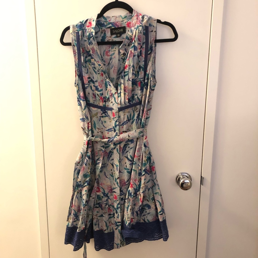 Saloni Birds of Paradise Tilly Dress Size 10